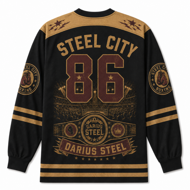 STEEL CITY 86 V-Neck Long Sleeve Jersey