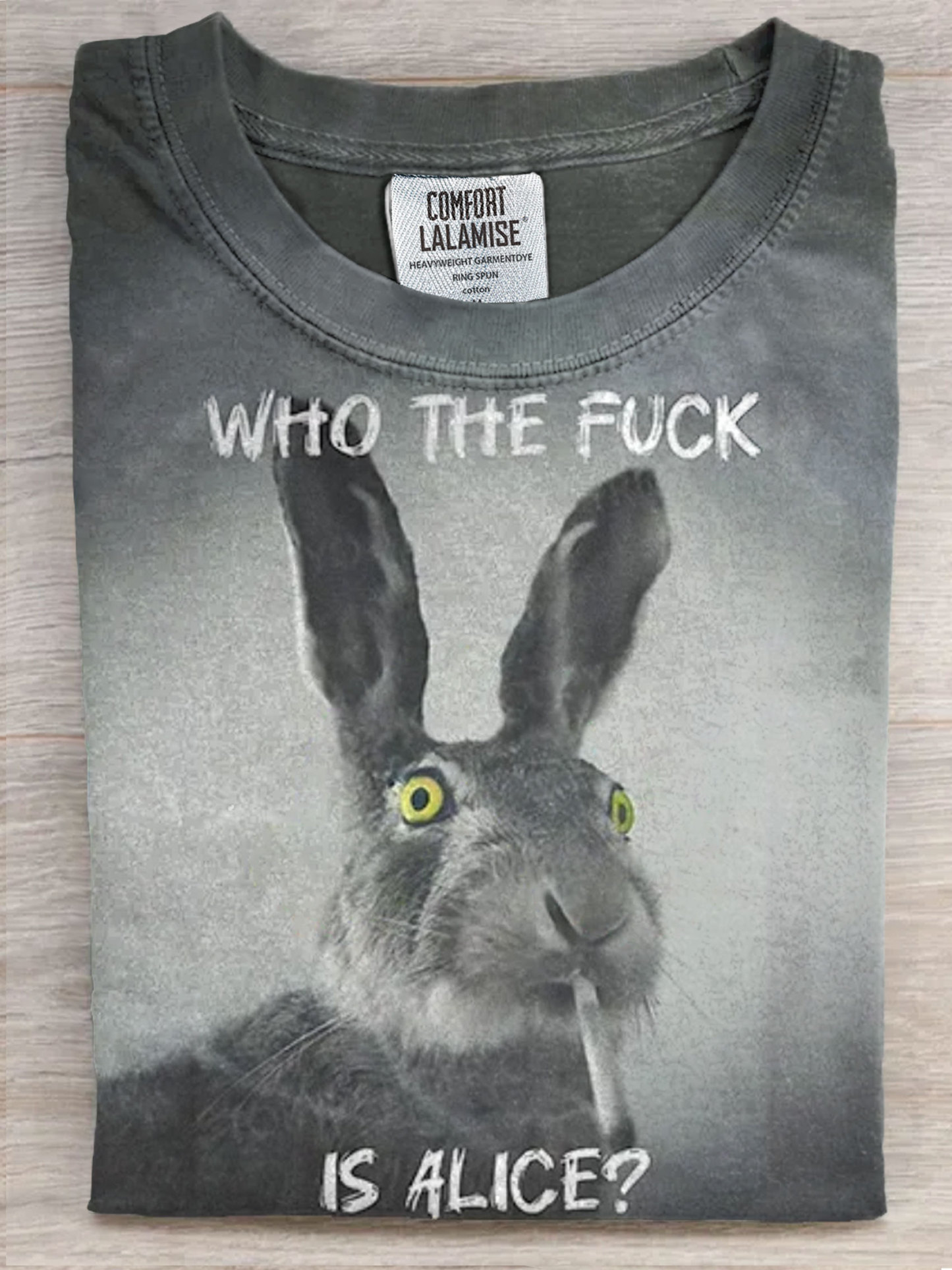 Funny Who The Fuck Art Print Casaul Short Sleeve T-shirt