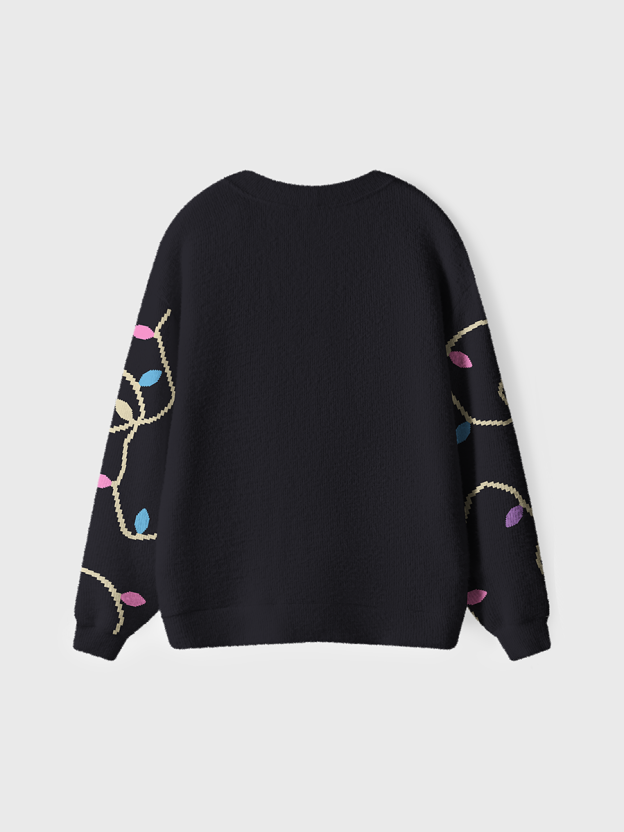 Vintage Meowy Catmas Ugly Cardigan Sweaters