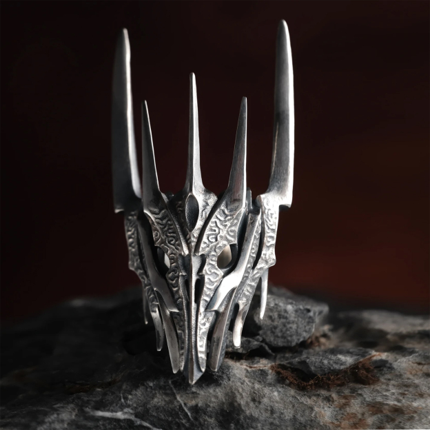 Dark Lord Men's Armor Ring: Embrace the Epic