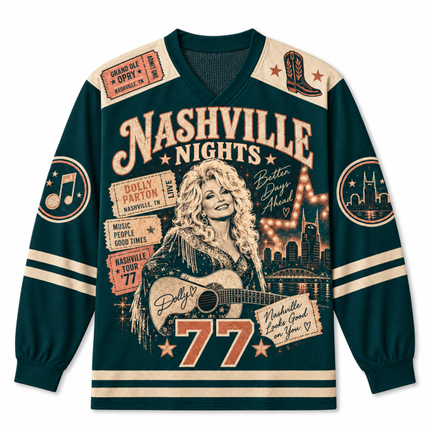 NASHVILLE NIGHTS Jersey Shirts
