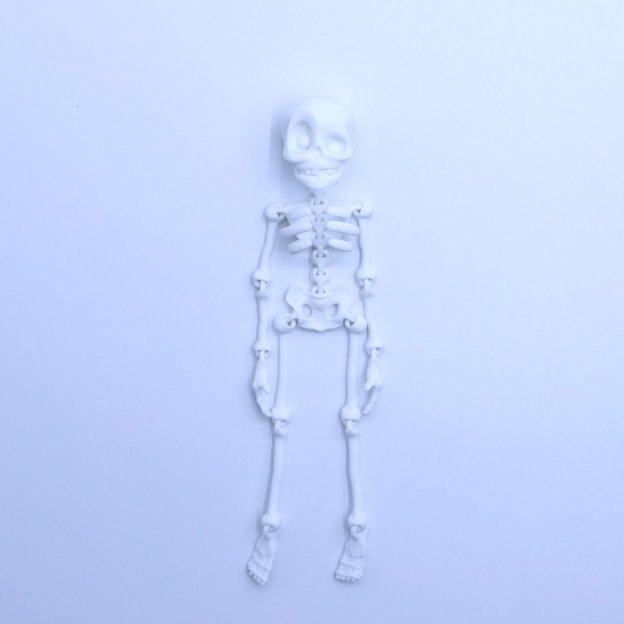 3D Printed Vintage Skeleton Magnetic Figurine 🎃