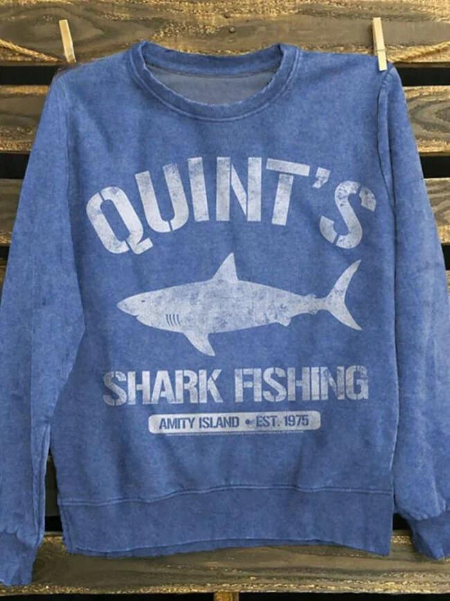 Quint's Shark Fishing Jaws Retro Unisex Classic Tank Top