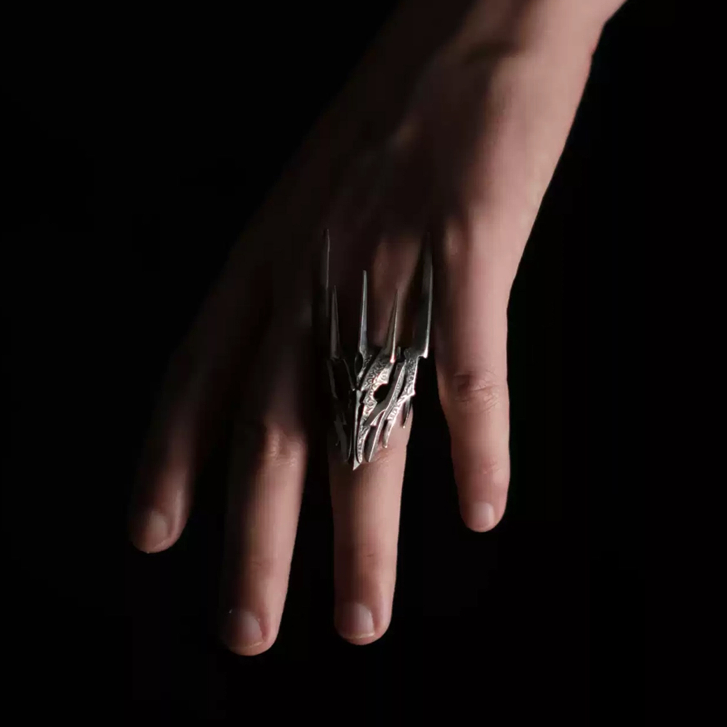 Dark Lord Men's Armor Ring: Embrace the Epic