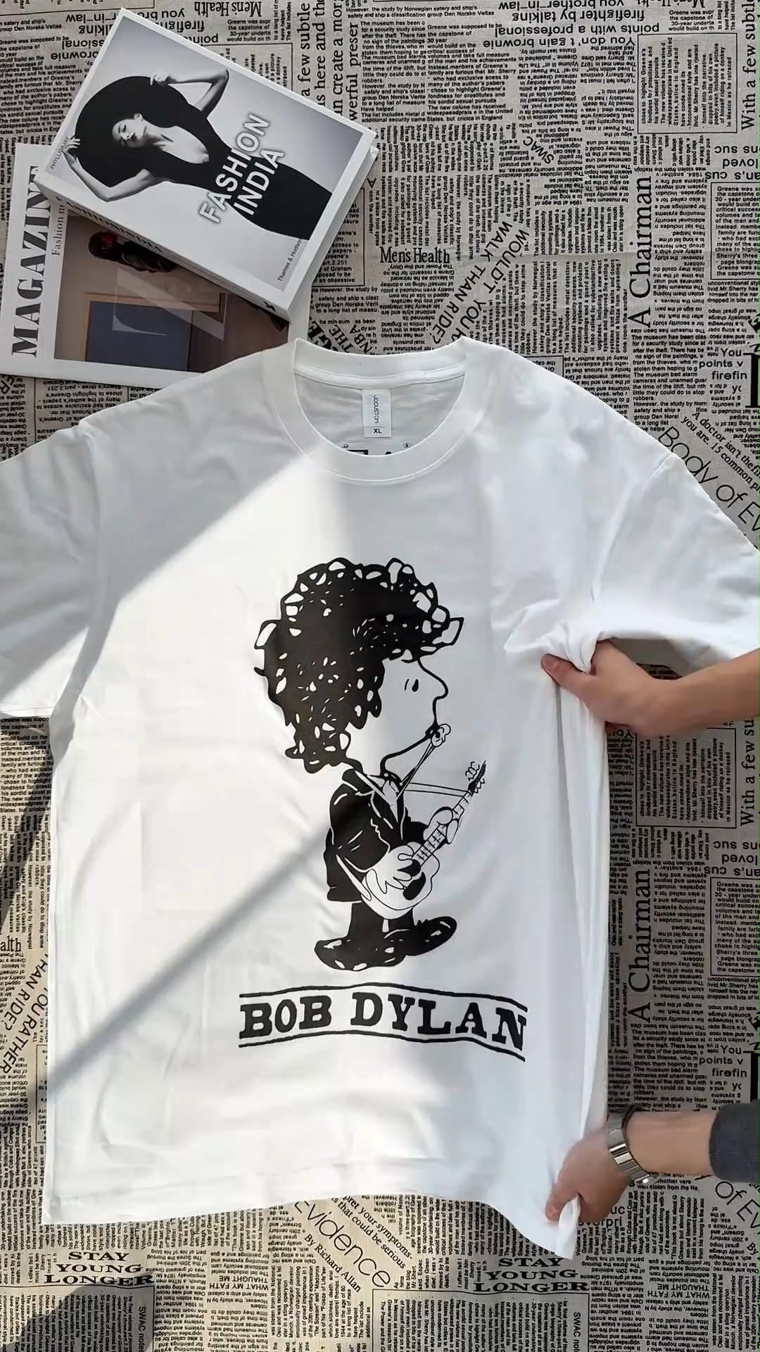 Bob Dylan Singer cotton T-shirt