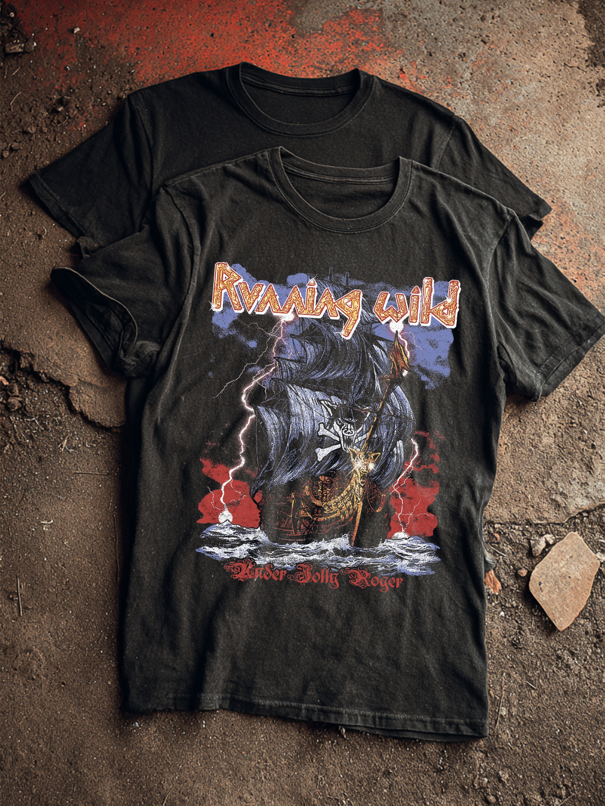 Running Wild Under Jolly Roger Unisex Casual Printed Tank Top