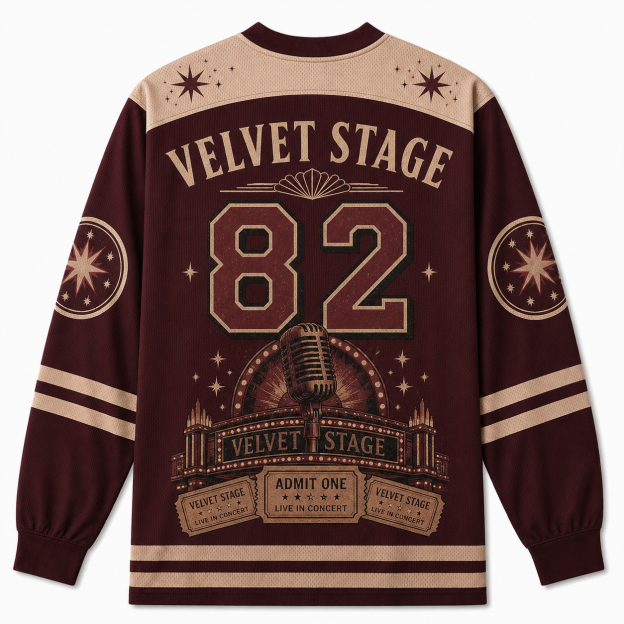 RUBY STARLIGHT V-Neck Long Sleeve Jersey