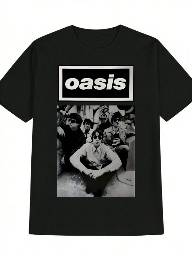 Oasis Band cotton T-shirt