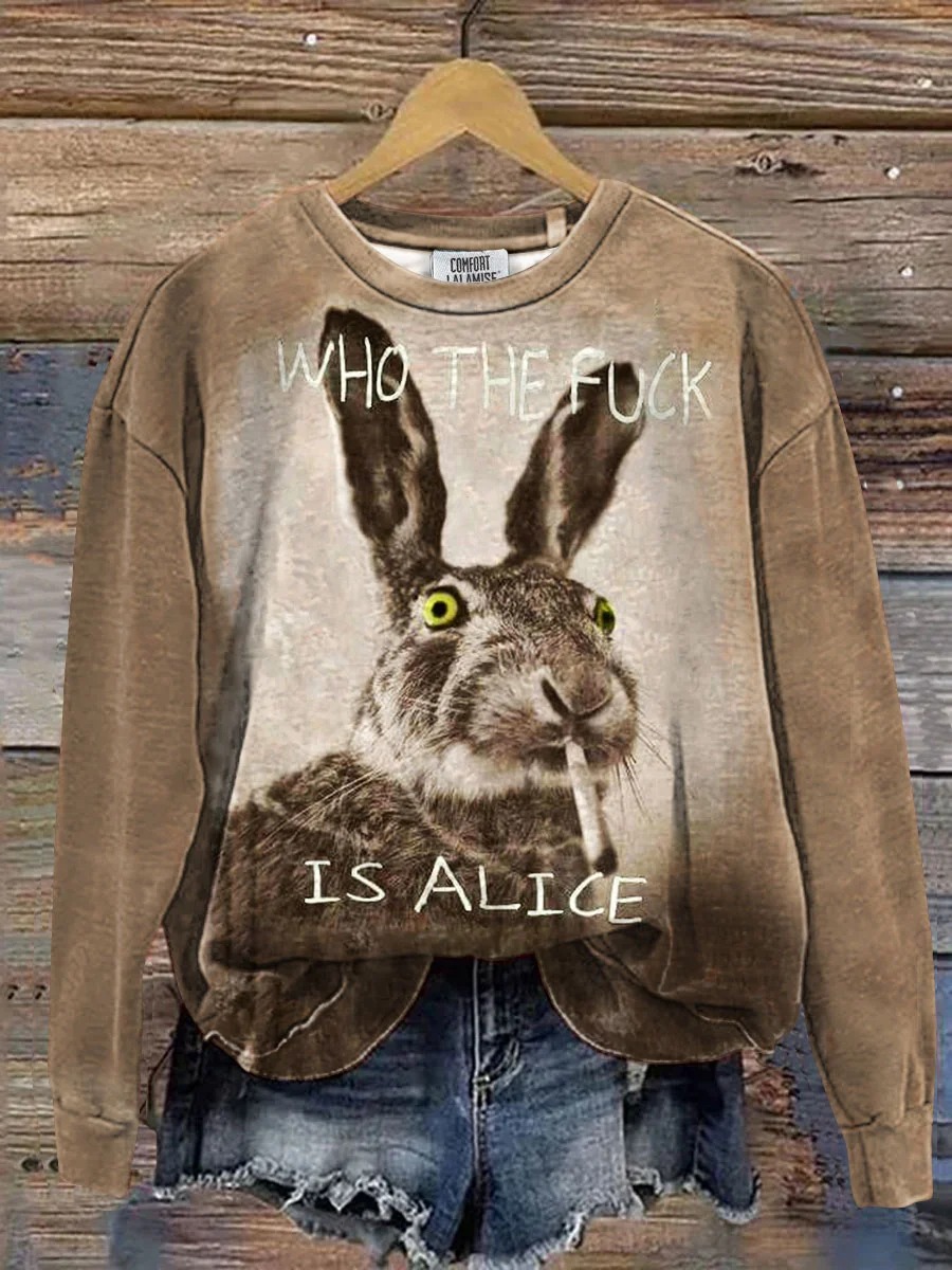 Funny Who The Fuck Art Print Casaul Short Sleeve T-shirt