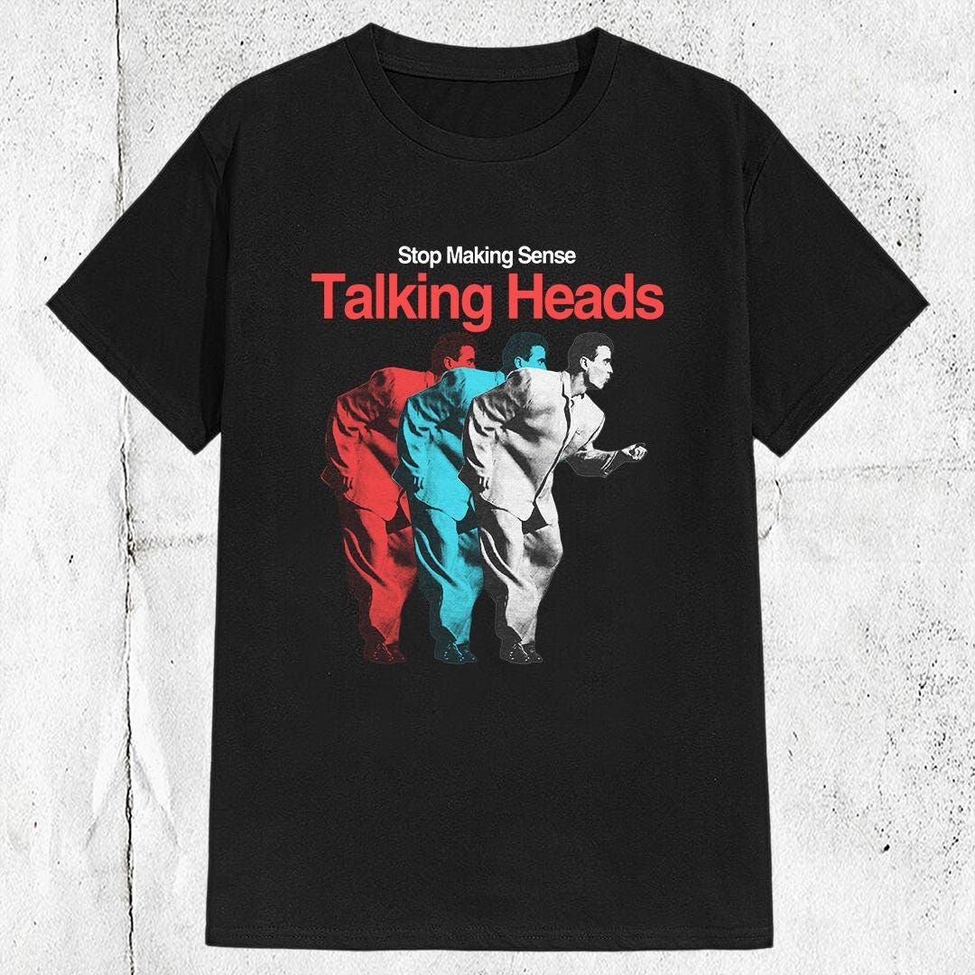 Talking Heads Band Cotton T-shirt