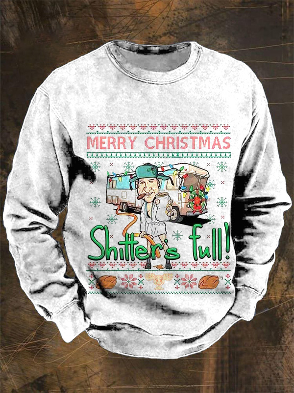 Christmas Printed Casual Hoodie