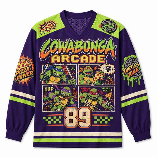COWABUNGA ARCADE Jersey Shirts