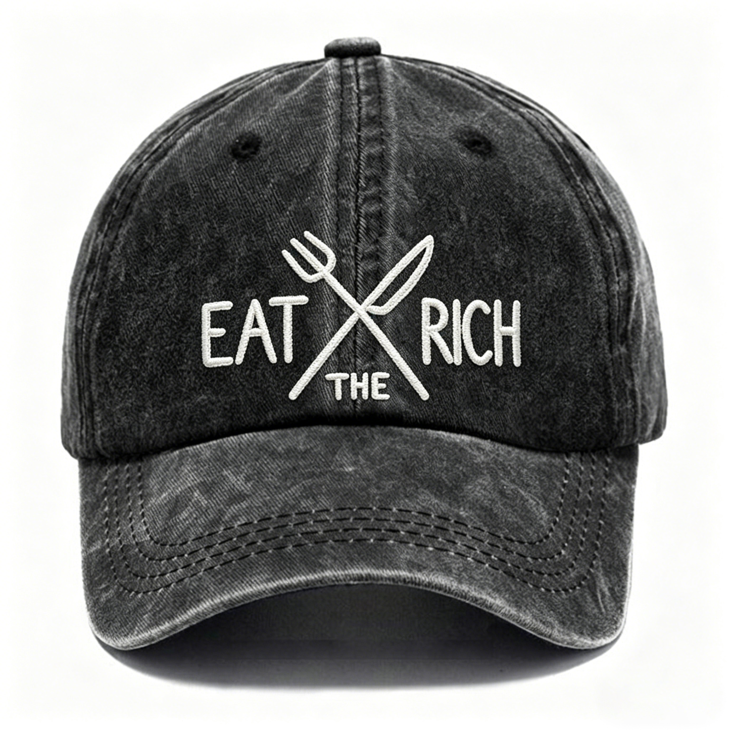 Eat the Rich Embroidered hat