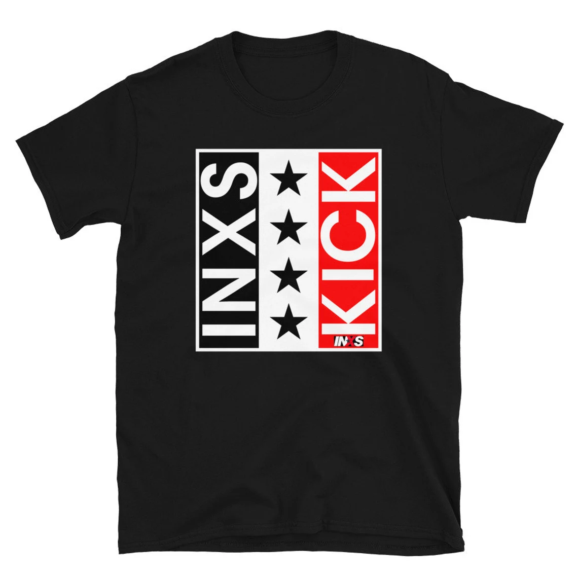 INXS Band Kick Cotton T-shirt