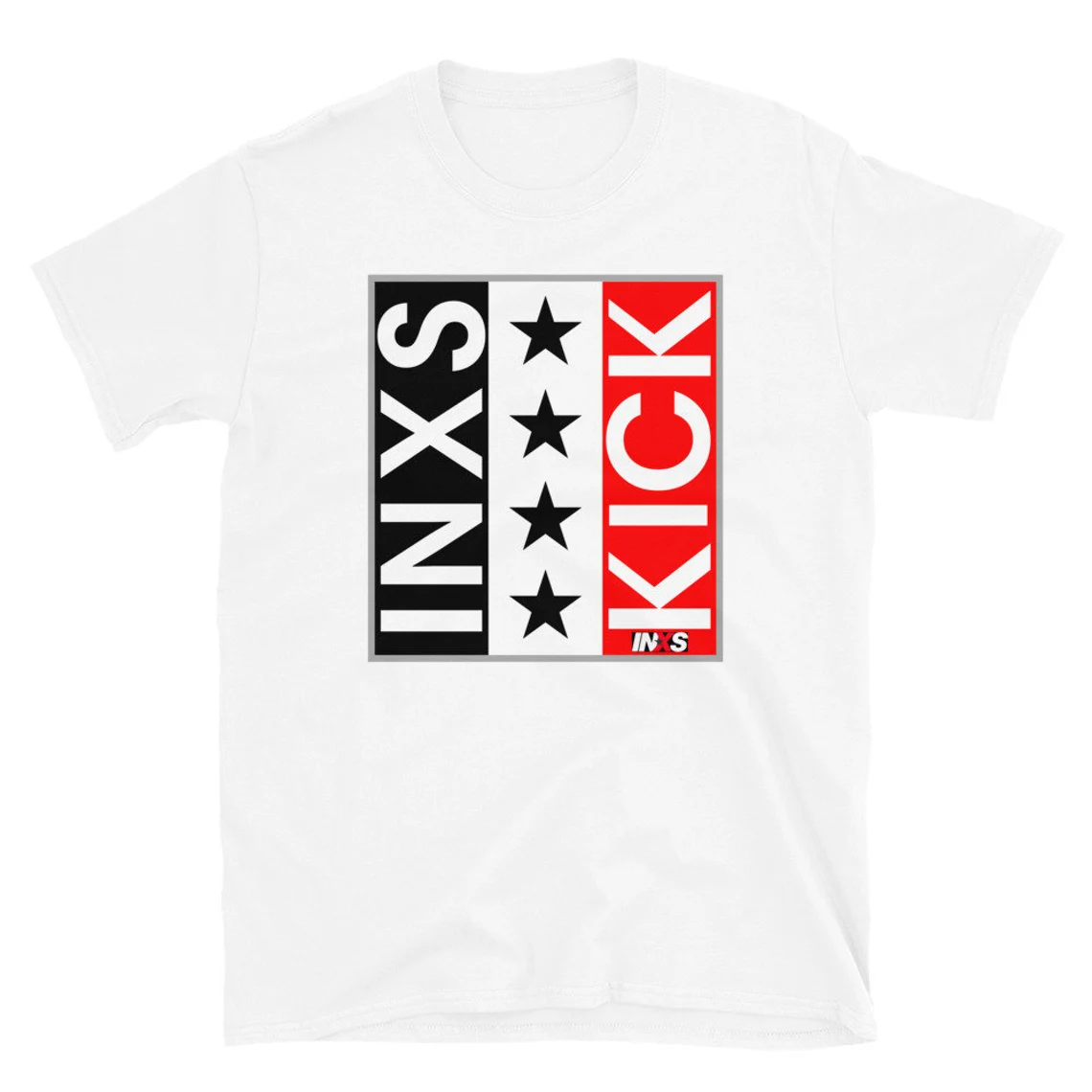 INXS Band Kick Cotton T-shirt
