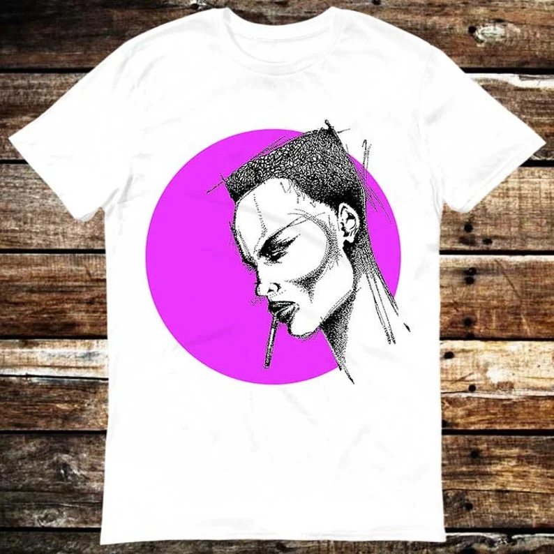 Grace Jones Singer cotton T-shirt