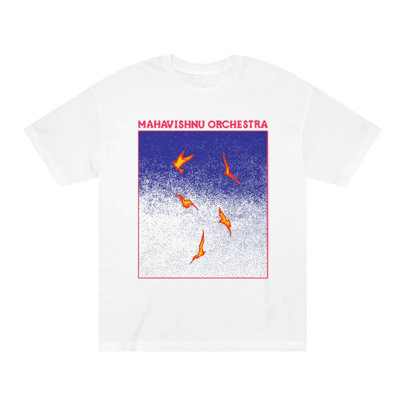 Mahavishnu Orchestra Band Birds of Fire cotton T-shirt