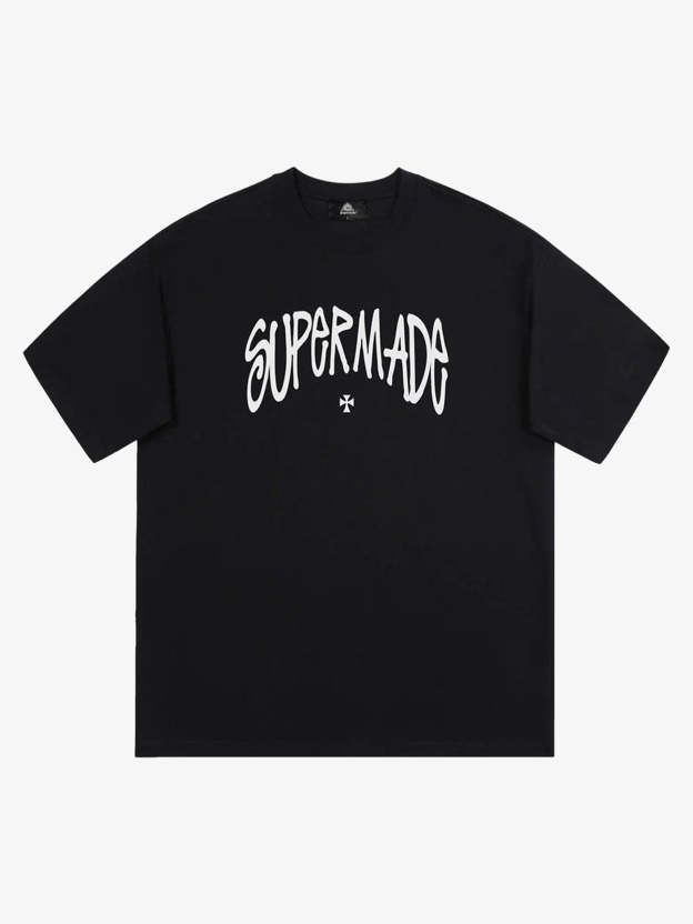 Thesupermade Logo Design Printed T-Shirt 