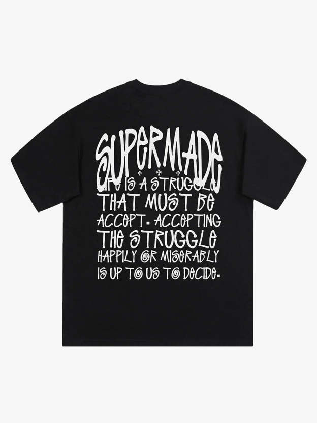 Thesupermade Logo Design Printed T-Shirt 