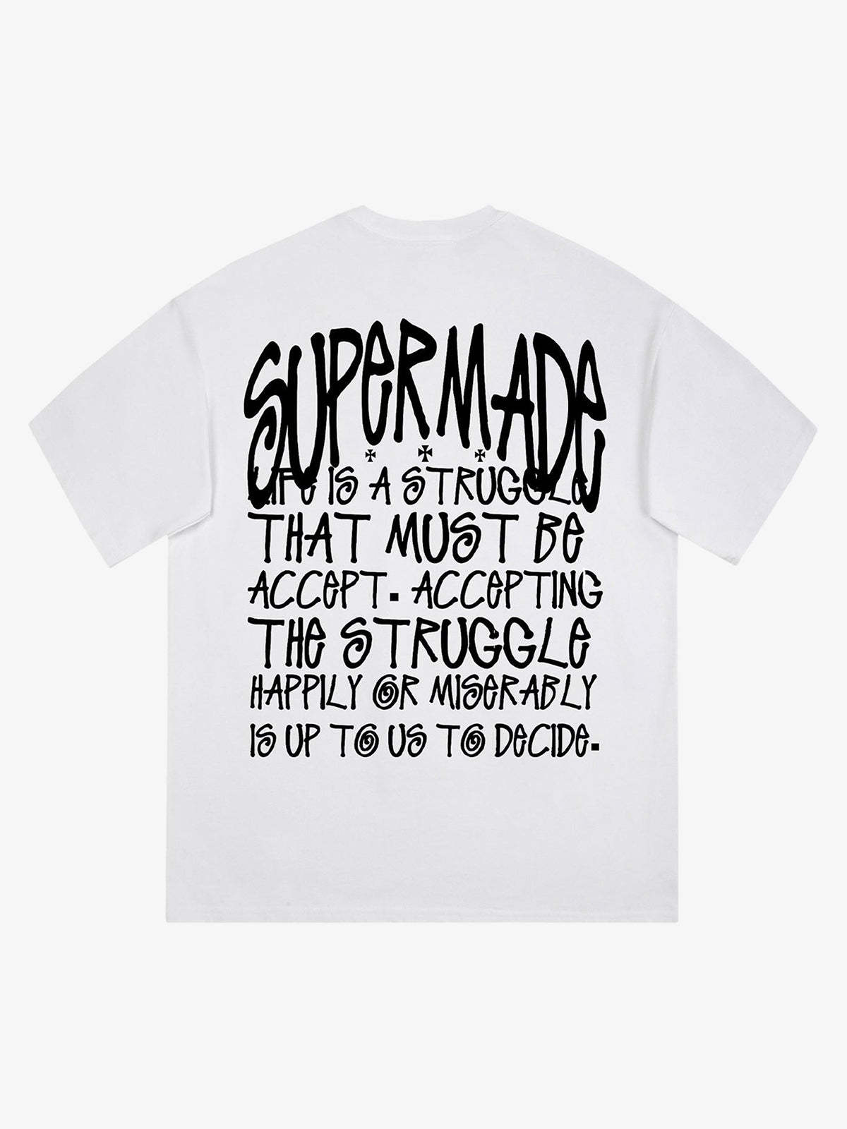 Thesupermade Logo Design Printed T-Shirt 