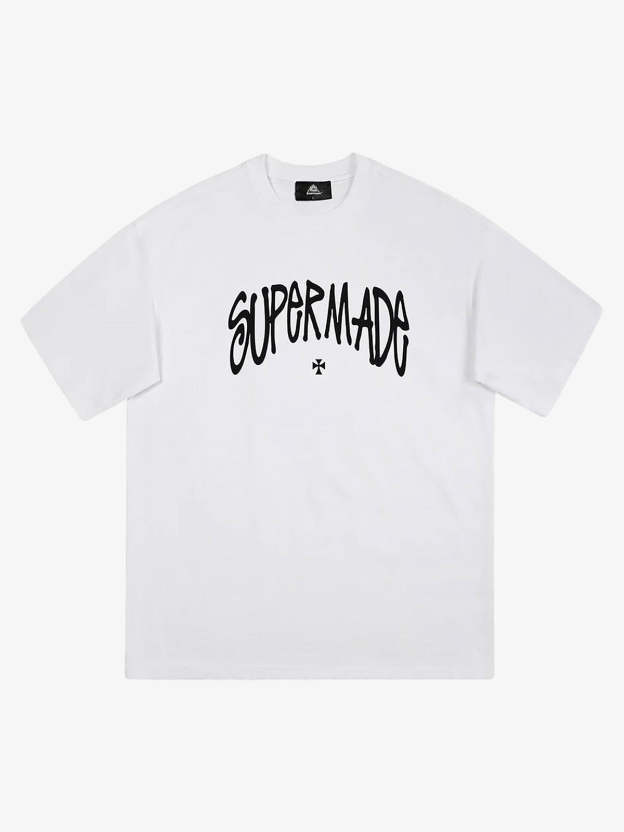 Thesupermade Logo Design Printed T-Shirt 