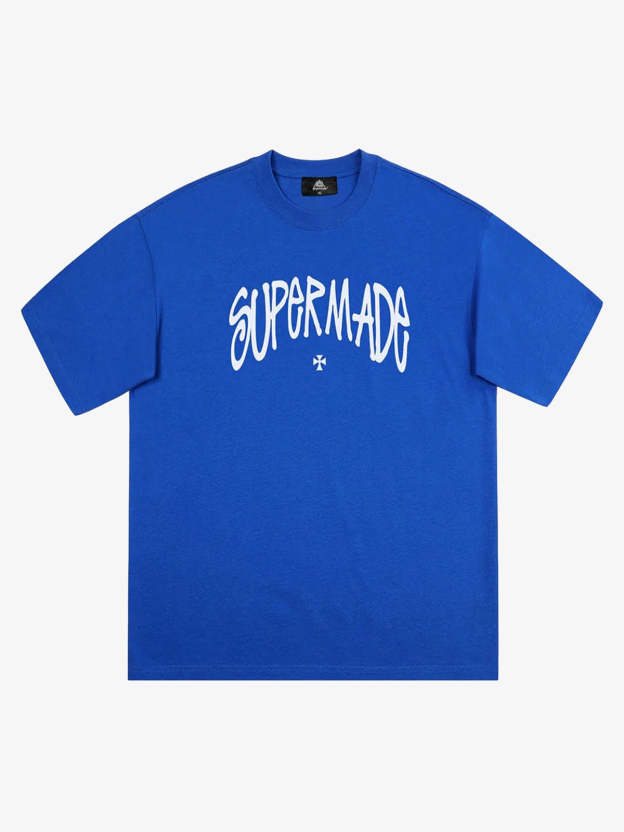 Thesupermade Logo Design Printed T-Shirt 