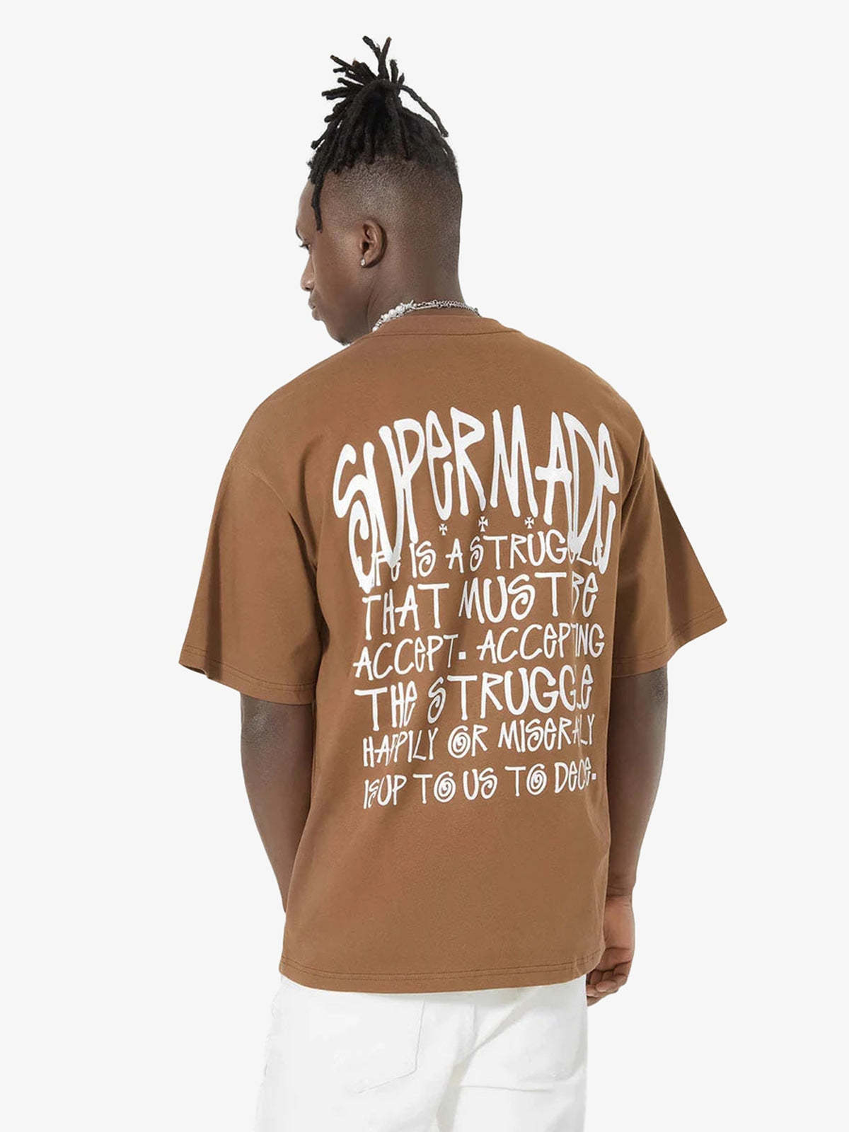 Thesupermade Logo Design Printed T-Shirt 