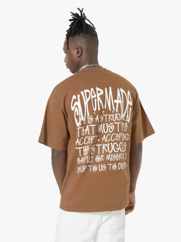Thesupermade Logo Design Printed T-Shirt 