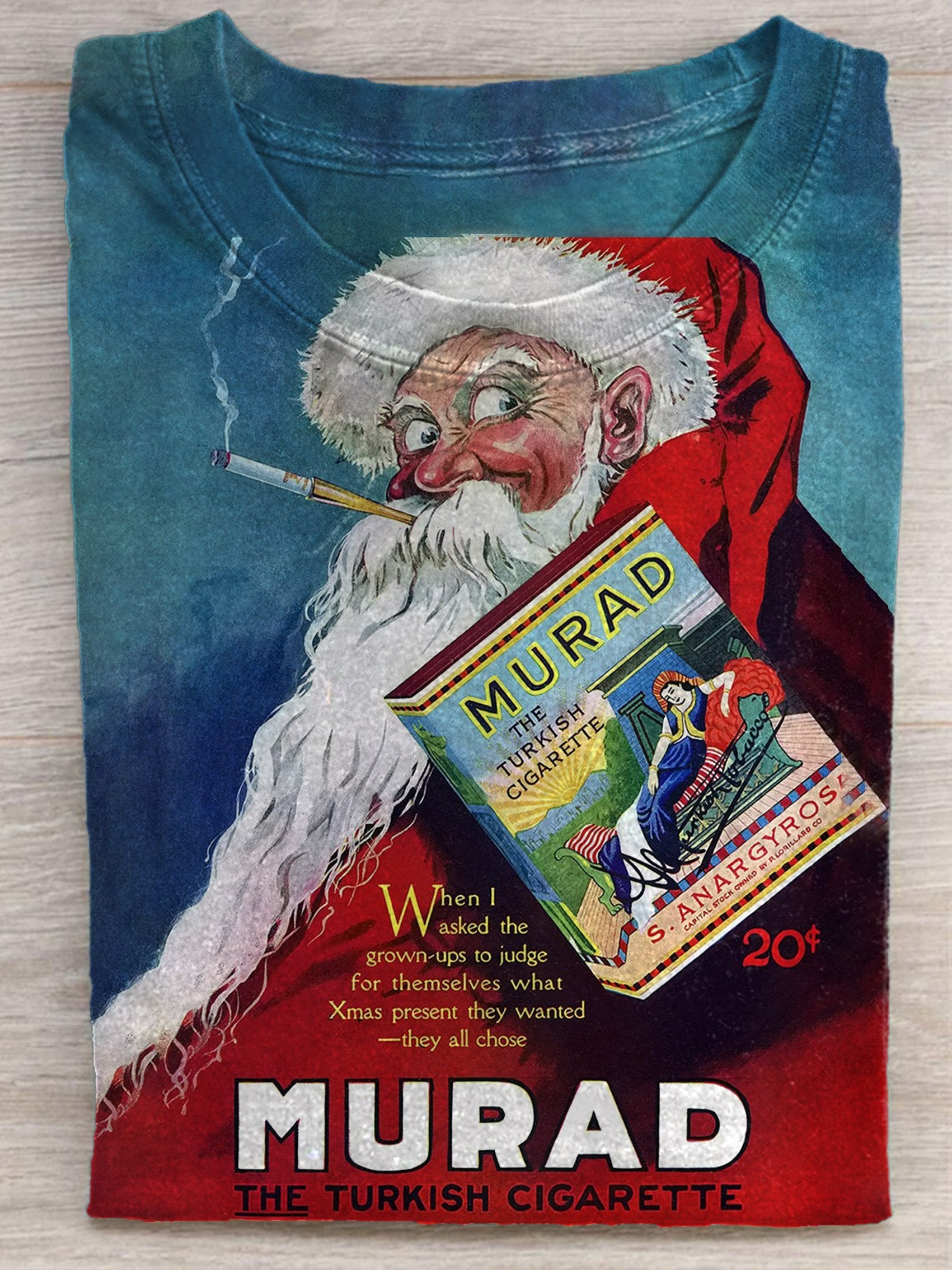 Murad Smoking Art Print T-shirt