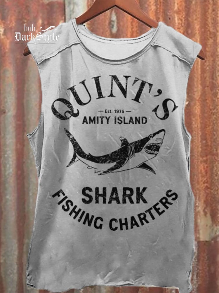Quint's Shark Amity Island Variant Unisex Classic Tank Top