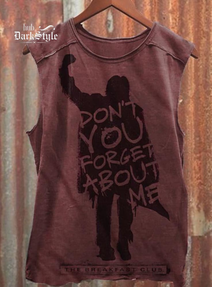 Breakfast Club Don't You Forget About Me Retro Unisex Classic Tank Top