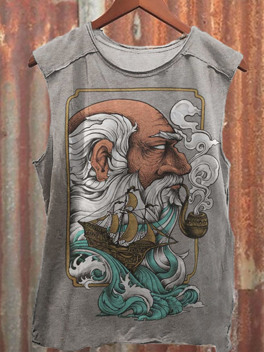 Old Man & the Sea Art Unisex Classic Tank Top