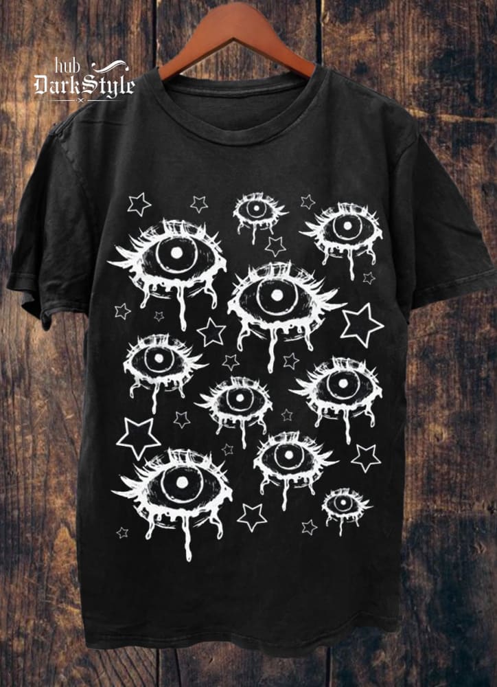 Grunge Star Eyes Goth Unisex Classic T-Shirt