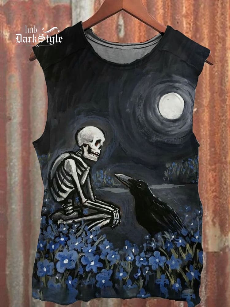 Skull And Crow Unisex Tank Top