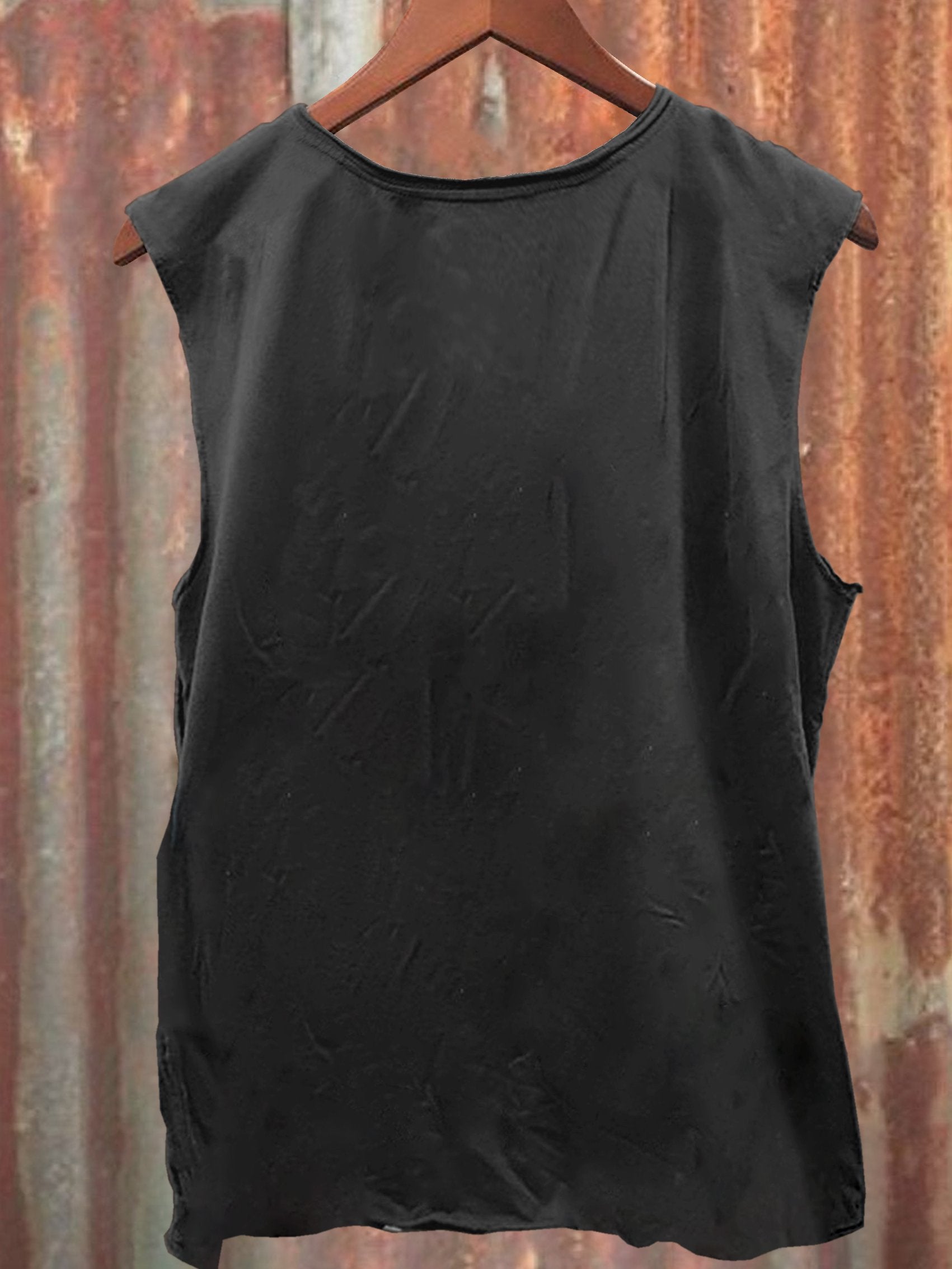 Horror Movie Art Print 100% Cotton Casual Tank Top