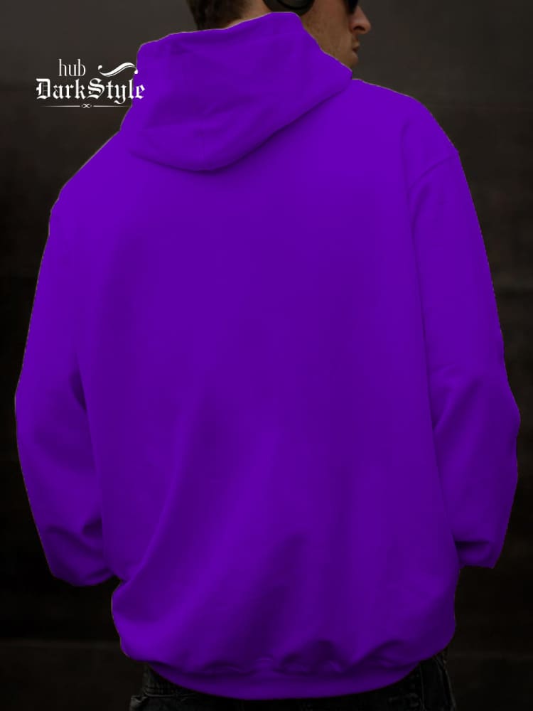 Unisex Black Doberman Yelling Fuck Printing Casual Hoodie Sweatshirt