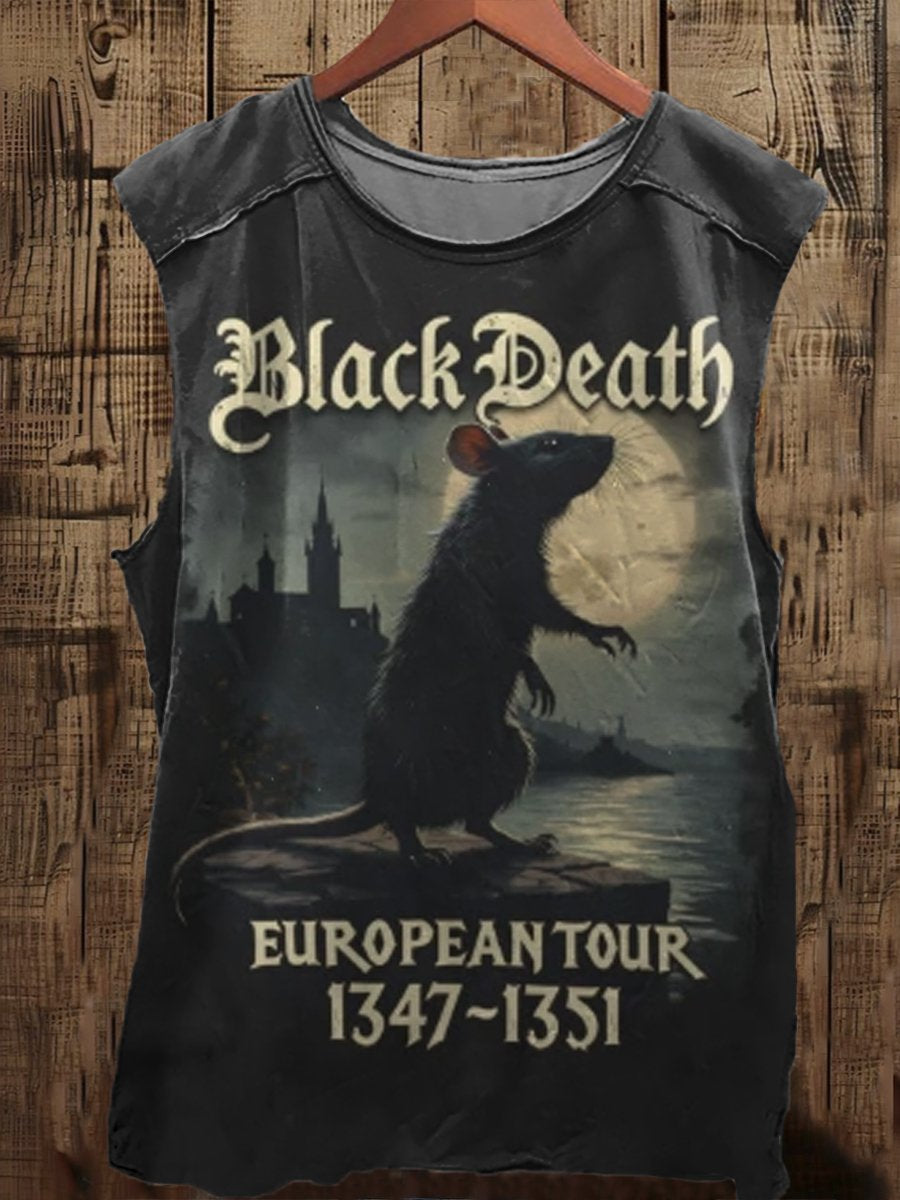 Black Death European Tour Print Unisex Classic Tank Top
