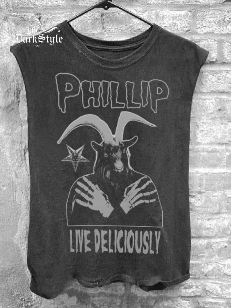 Phillip Live Deliciously Unisex Tank Top