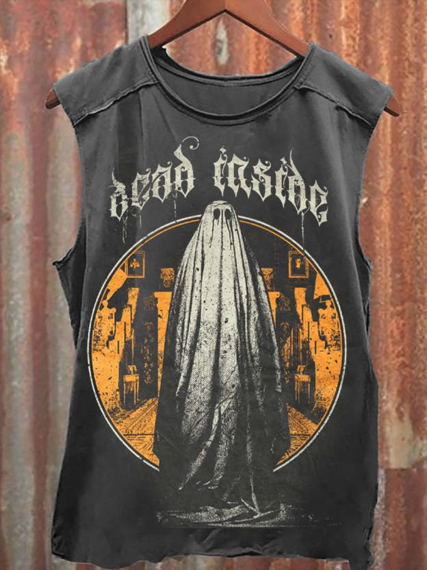 I See You Ghost Print Unisex Classic Tank Top