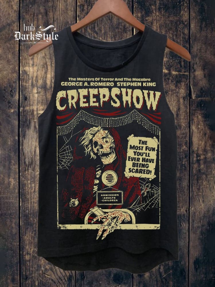 Unisex Creepshow Print 100% cotton Tank Top