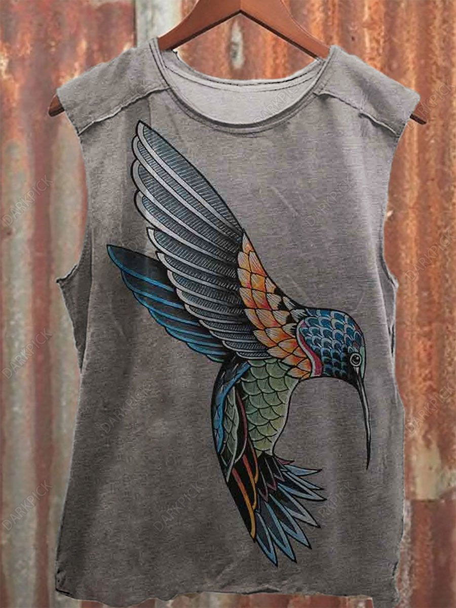 Hummingbird Art Unisex Classic Tank Top