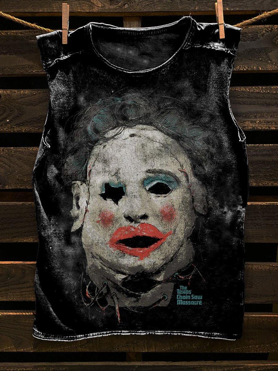 Horror Art Pretty Woman Unisex Classic Tank Top