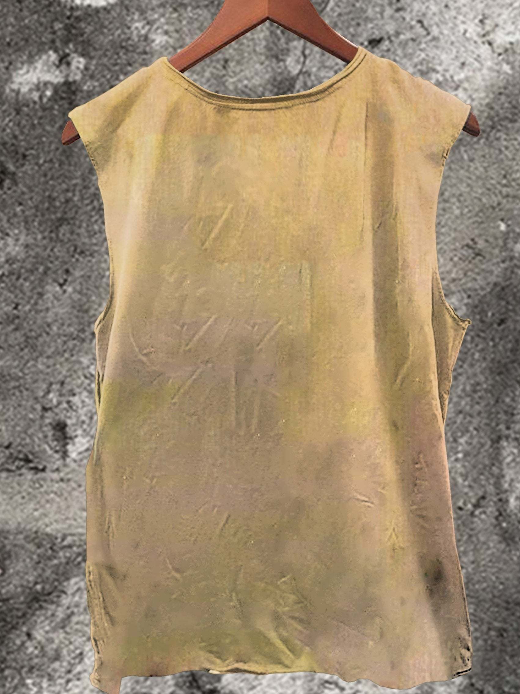 Cat No. 13 Print 100% Cotton Casual Tank Top