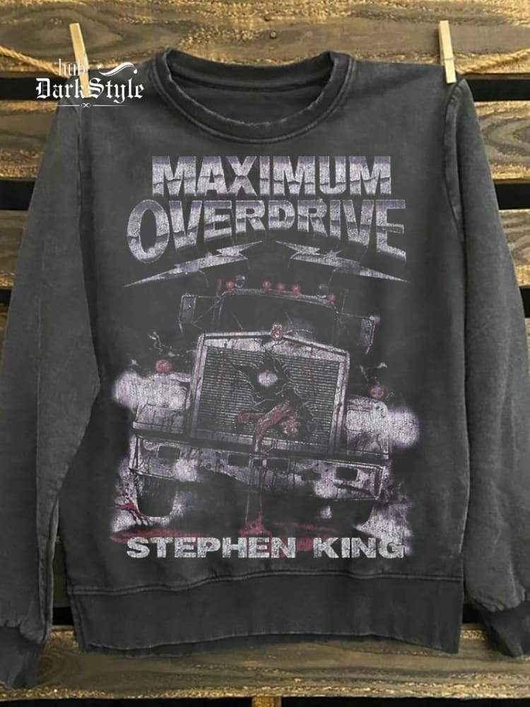 Maximum Overdrive Vintage Unisex 100% Cotton Sweatshirt