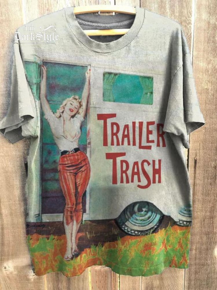 Trailer Trash Print Unisex Classic Tee