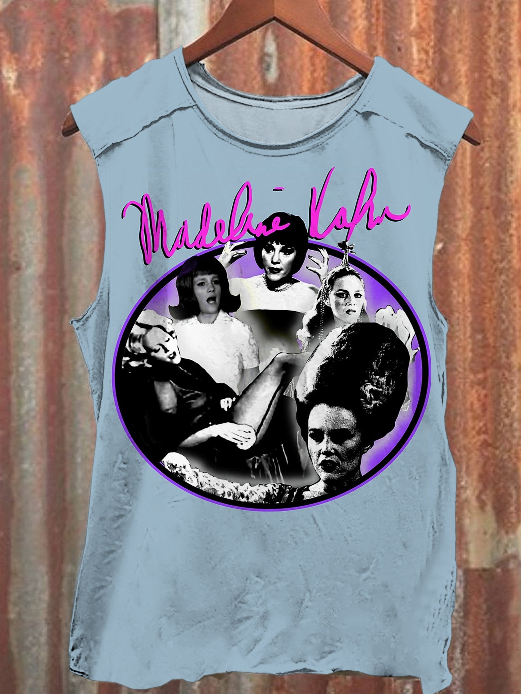 Unisex Vintage Lady Art Print Casual Tank Top