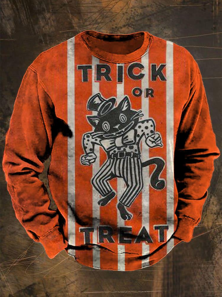 Clown Black Cat Casual Sweatshirt