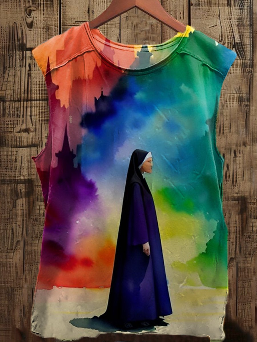 Warrior Nun Rainbow Print Unisex Classic Tank Top