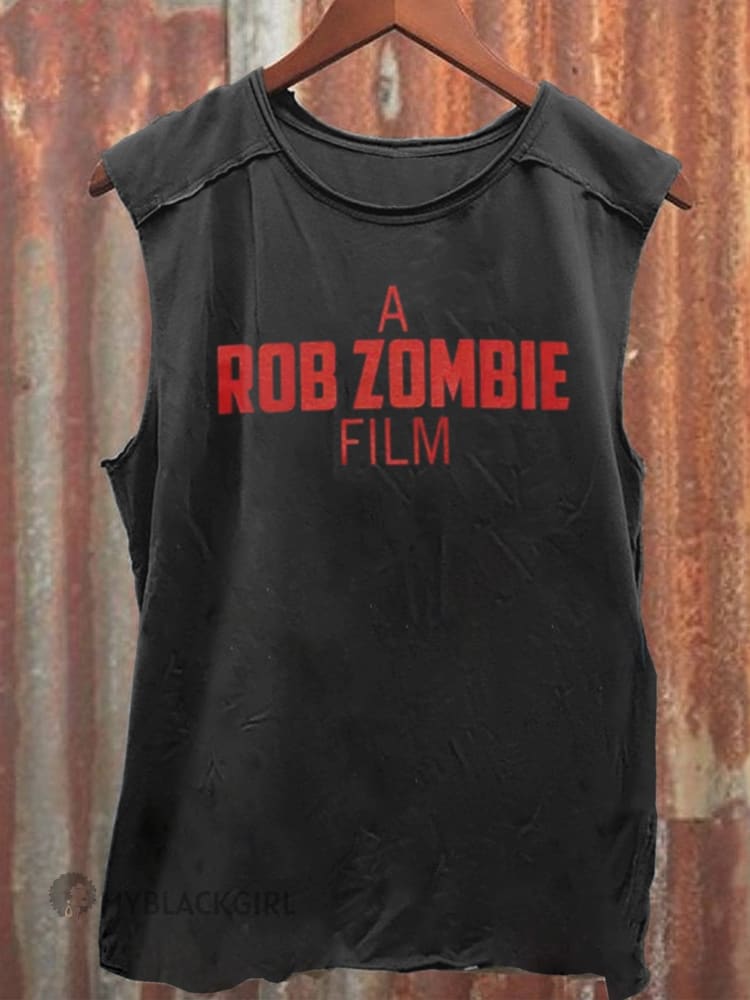 A Rob Zombie Film Art Print 100% Cotton Casual Tank Top