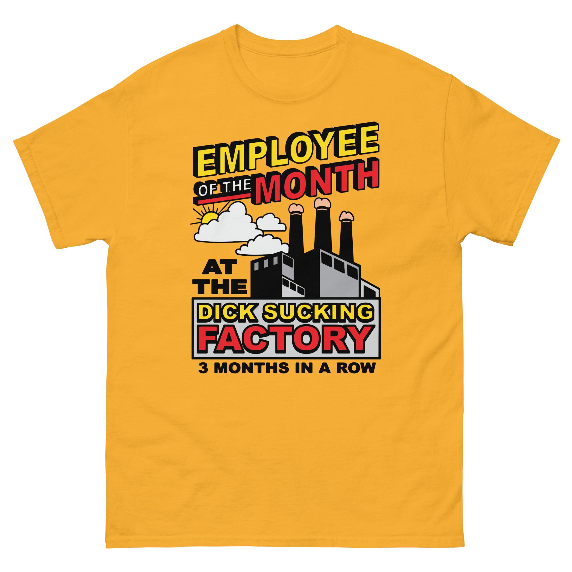 Employee Of The Month At The Dick Sucking Factory.